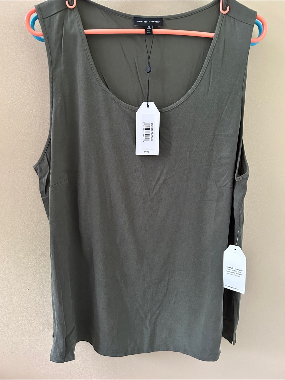 Universal Standard Olive Sleeveless Tank Top